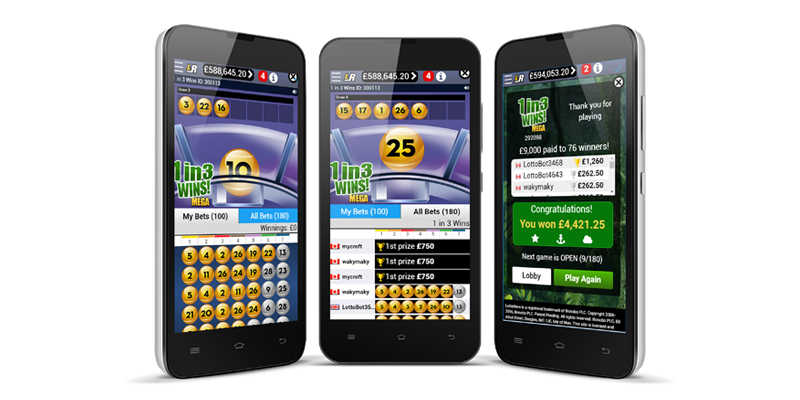 The only lottery platform with live lotto playout