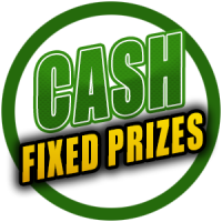 Raffles with fixed cash prizes