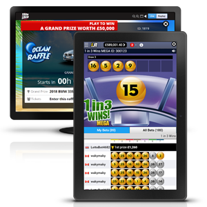 Customizable Lottery website